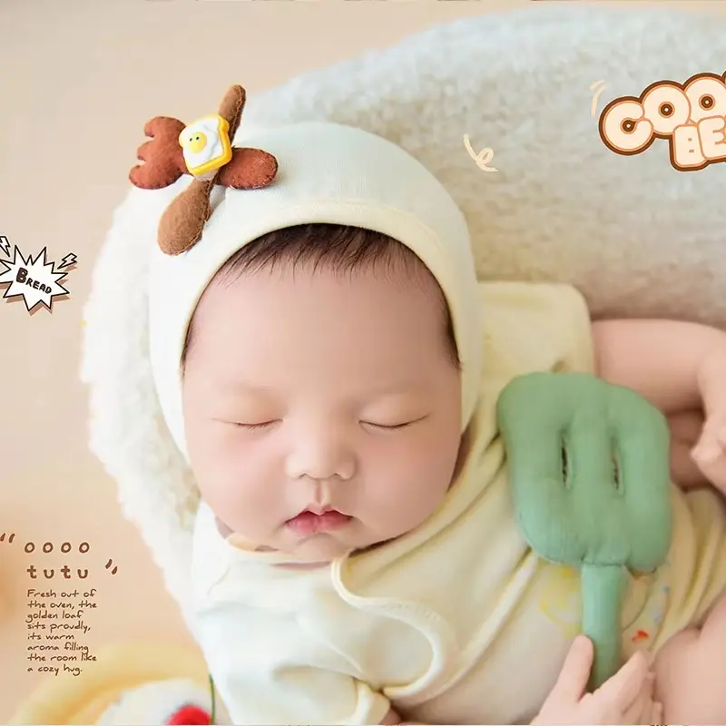 Baby Chef Cake Set - Newborn Photography Props - Image 5